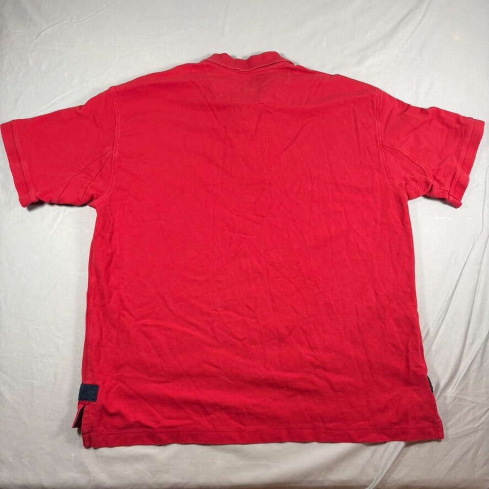Vintage Orvis Polo Shirt Mens XL Red Cotton Pique Fishing Outdoors Mauritius - Picture 4 of 9